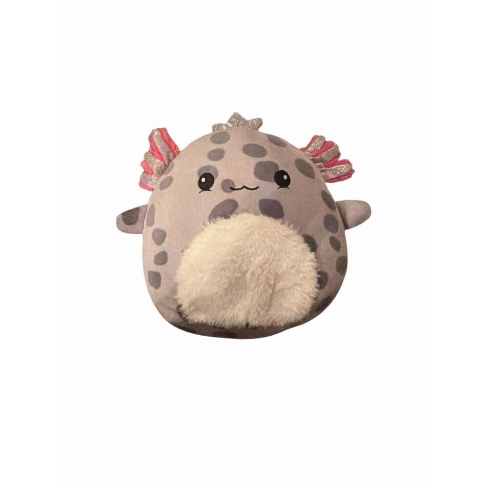 Squishmallows Grey Archie Axolotl with Fuzzy Belly